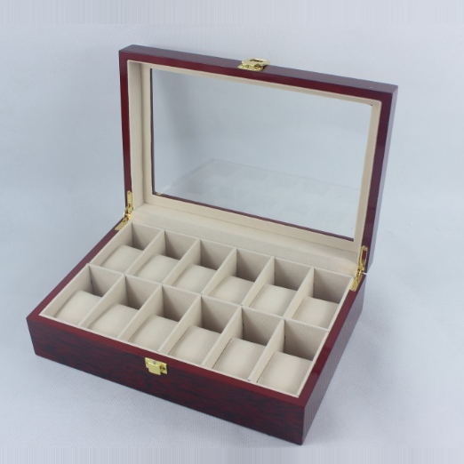 Wooden multiple watch box